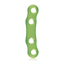 EickLoxx Small Contour 2.2, C-plate, 4-hole, system 1.7/2.3mm, green, 6 x 28 mm