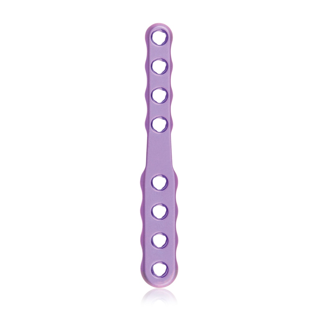 EickLoxx Small Contour 2.2, cricket plate, 4+4 holes, system 1.7/2.3mm, magenta, 6-8 x 55 mm