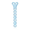 EickLoxx Small Contour 3.0, Y-plate, 9-hole, system 2.7/3.5mm, light blue, 18 x 72 mm