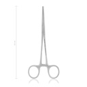 Haemostatic forceps Kocher-Ochsner, curved, 16 cm, 1x2 teeth 