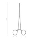 Haemostatic forceps Kocher-Ochsner, curved, 18 cm, 1x2 teeth 