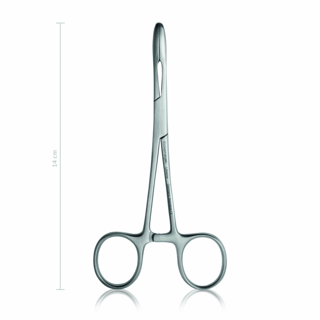 Haemostatic forceps Pean, short jaws, straight, 14 cm 