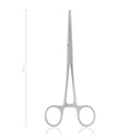 Haemostatic forceps Rochester-Pean, curved, 18 cm 