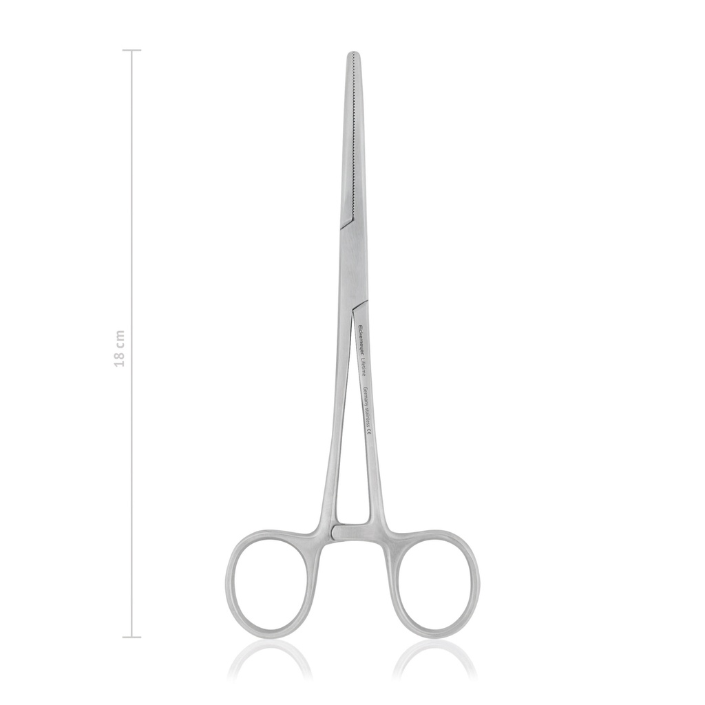 Haemostatic forceps Rochester-Pean, straight, 18 cm 