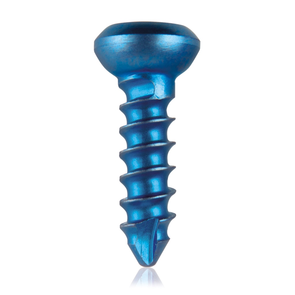 Cortical screw Ø 2.4mm, L=8mm self-tapping, titanium