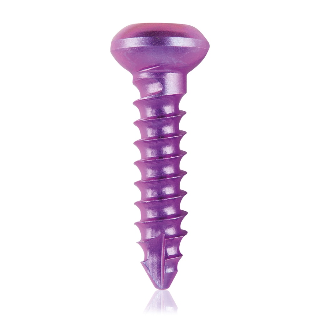 Cortical Screw, D=2,7mm; L=10mm self tapping, titanium 