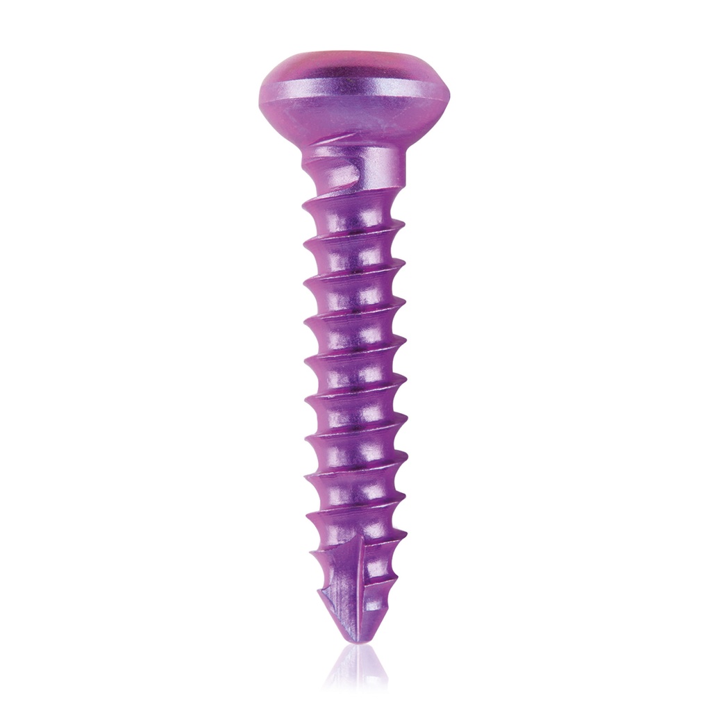 Cortical Screw, D=2,7mm; L=12mm self tapping, titanium 