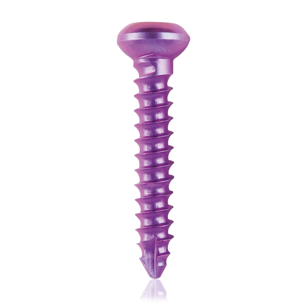 Cortical Screw, D=2,7mm; L=14mm self tapping, titanium 