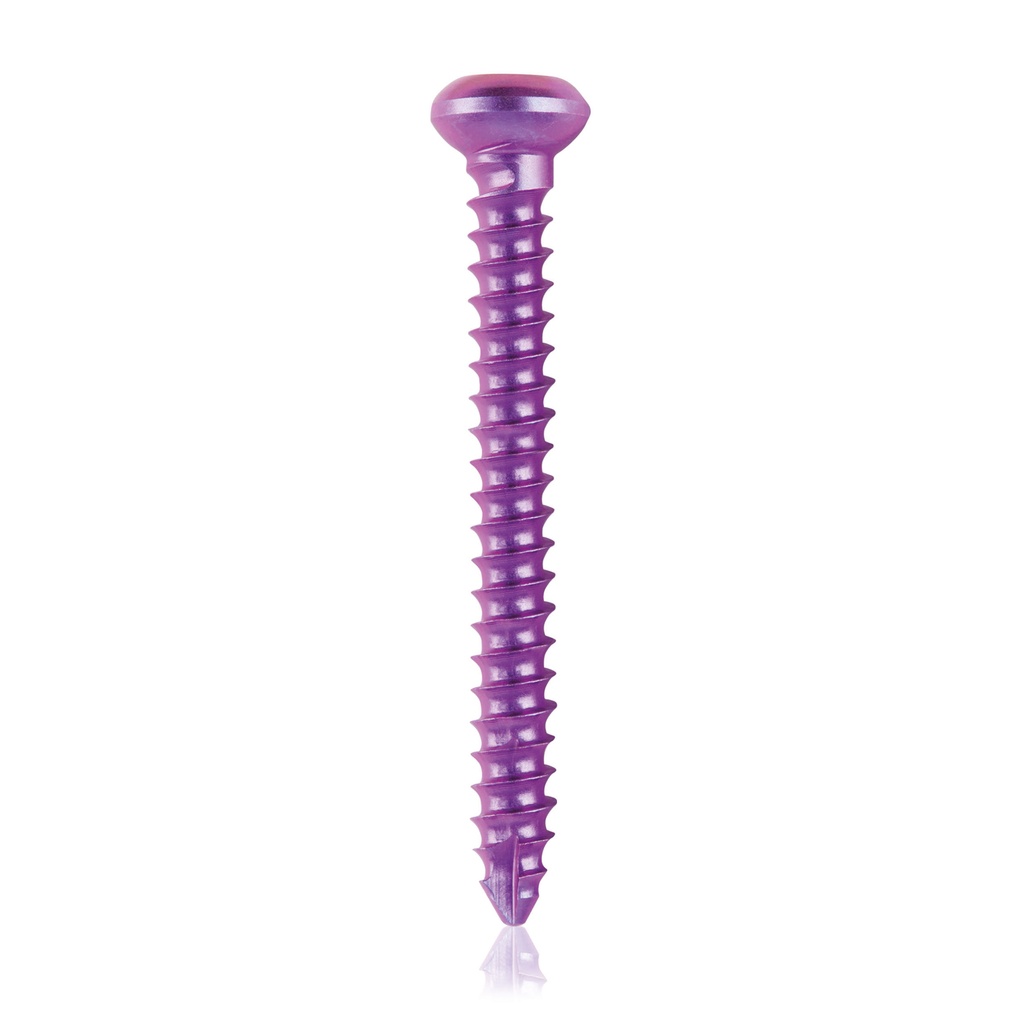 Cortical Screw, D=2,7mm; L=24mm self tapping, titanium 