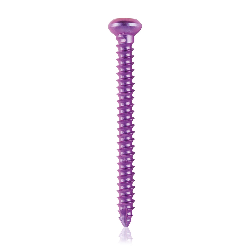 Cortical Screw, D=2,7mm; L=28mm self tapping, titanium 