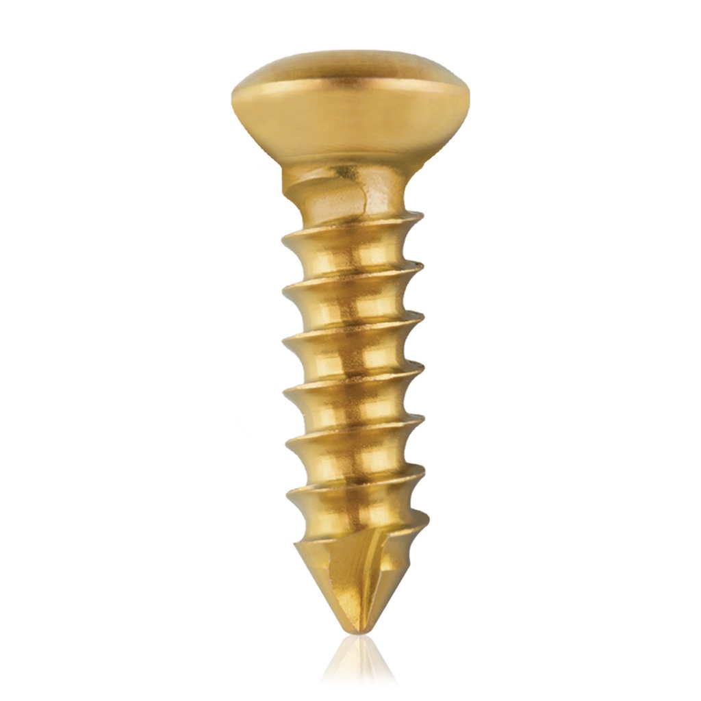 Cortical Screw, D=3,5mm; L=12mm self tapping, titanium 