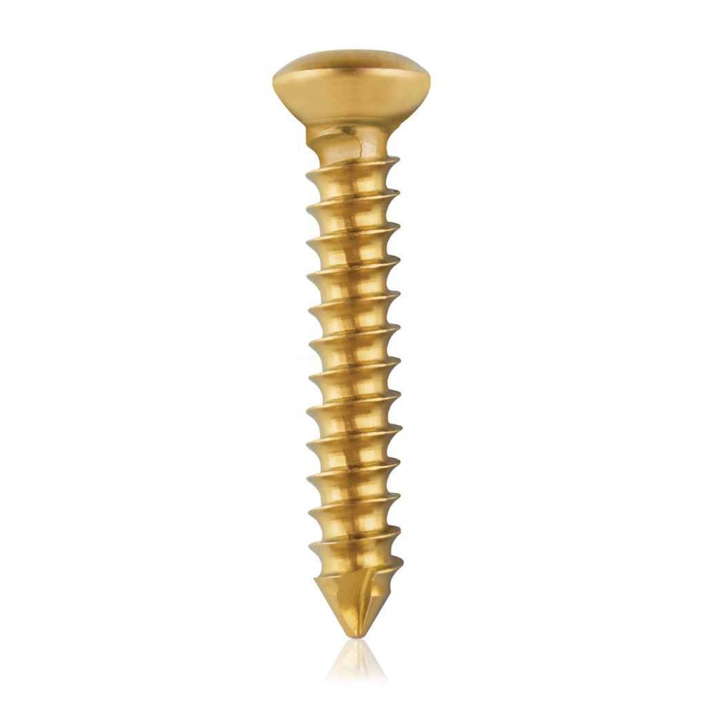 Cortical Screw, D=3,5mm; L=20mm self tapping, titanium 