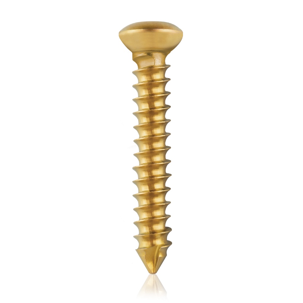 Cortical Screw, D=3,5mm; L=22mm self tapping, titanium 