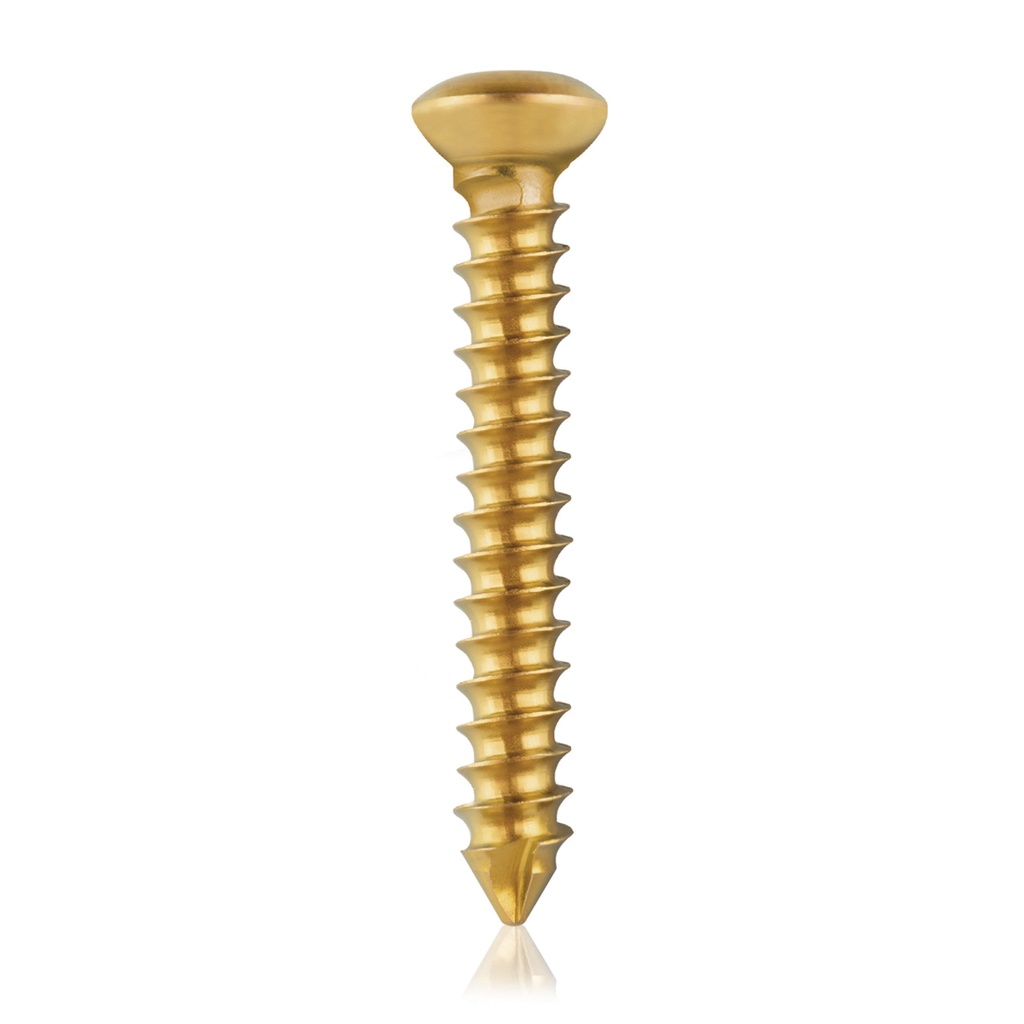 Cortical Screw, D=3,5mm; L=24mm self tapping, titanium 