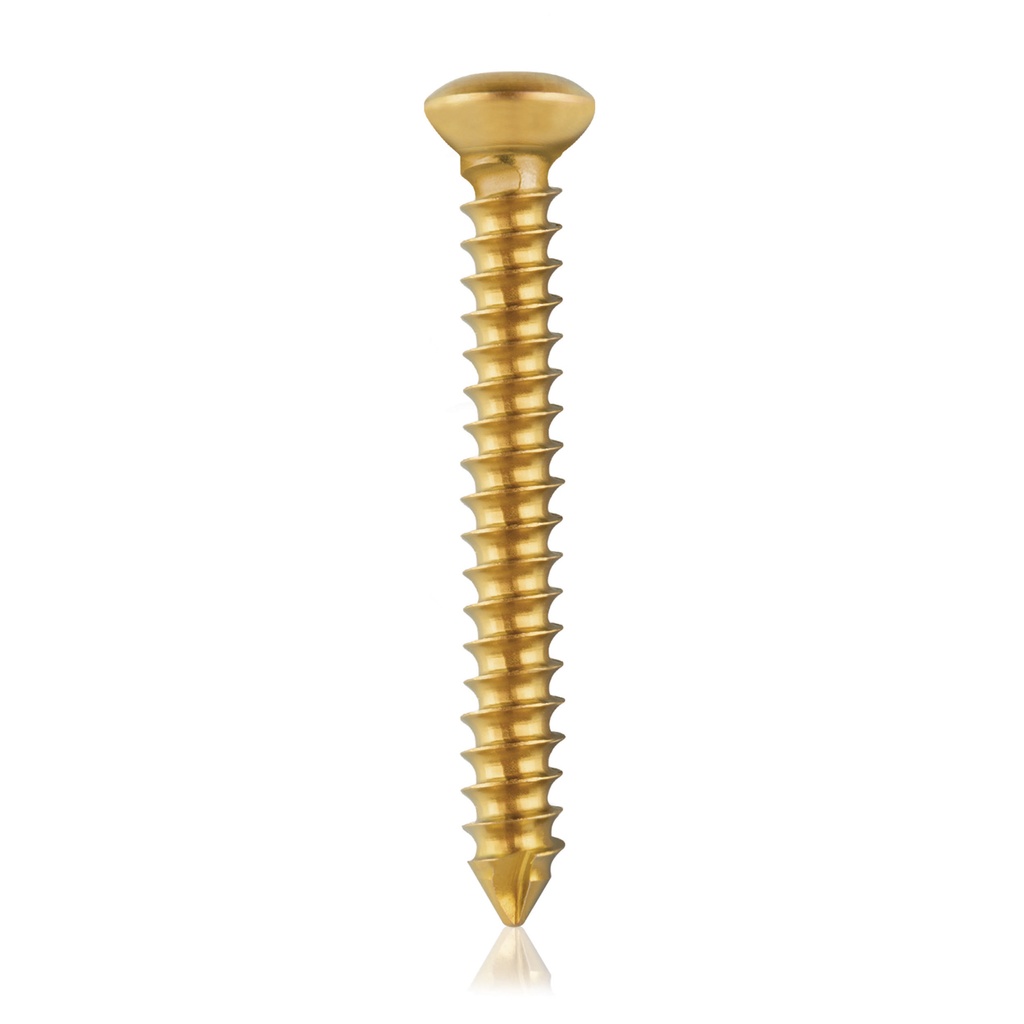 Cortical Screw, D=3,5mm; L=28mm self tapping, titanium 