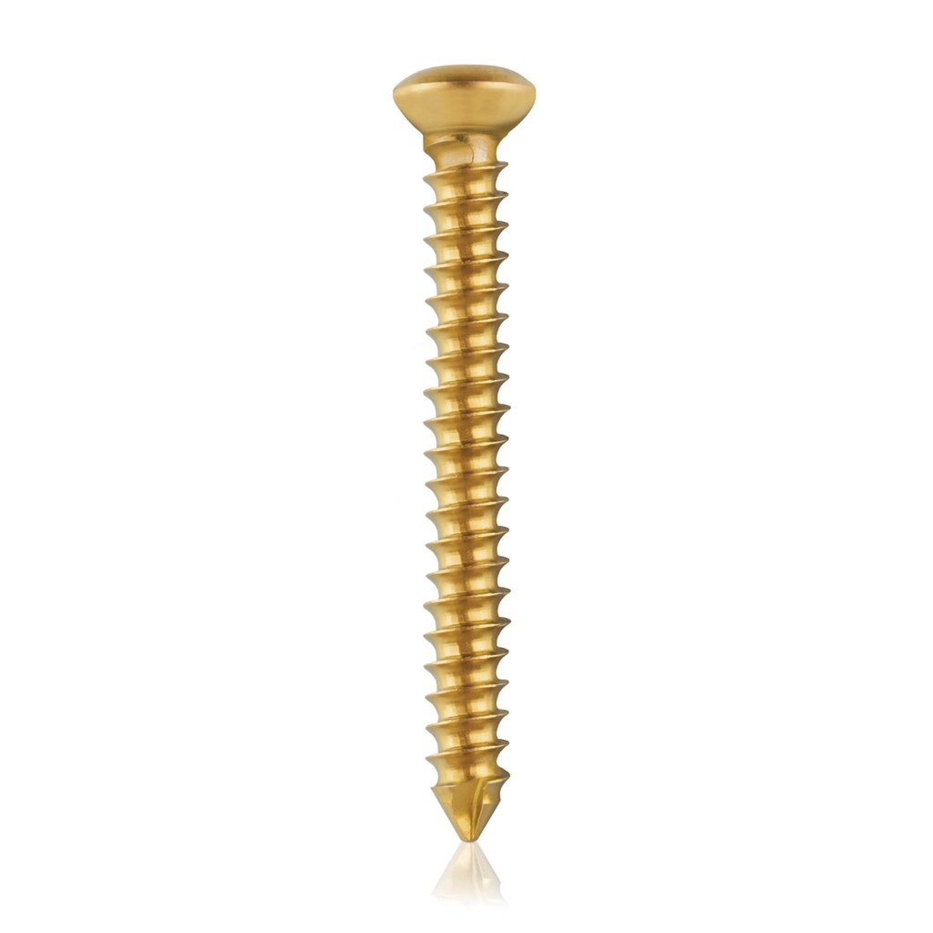 Cortical Screw, D=3,5mm; L=30mm self tapping, titanium 