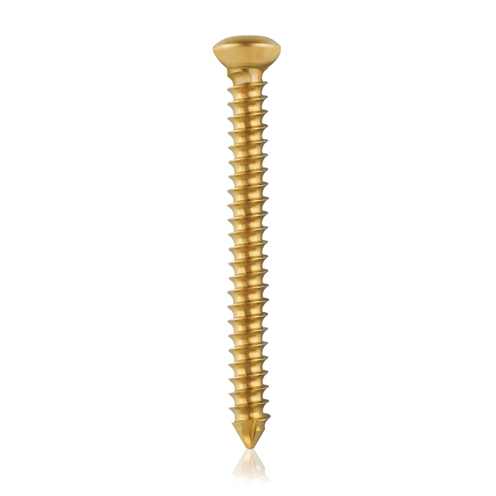 Cortical Screw, D=3,5mm; L=34mm self tapping, titanium 