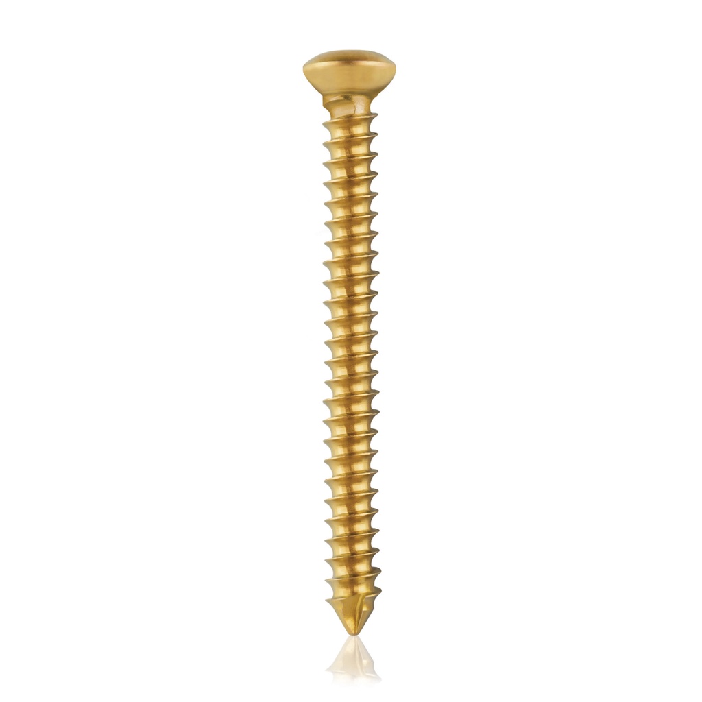 Cortical Screw, D=3,5mm; L=36mm self tapping, titanium 