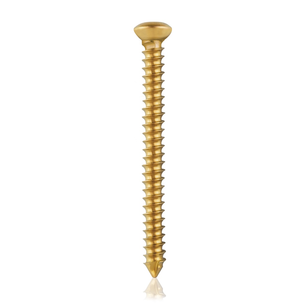 Cortical Screw, D=3,5mm; L=38mm self tapping, titanium 