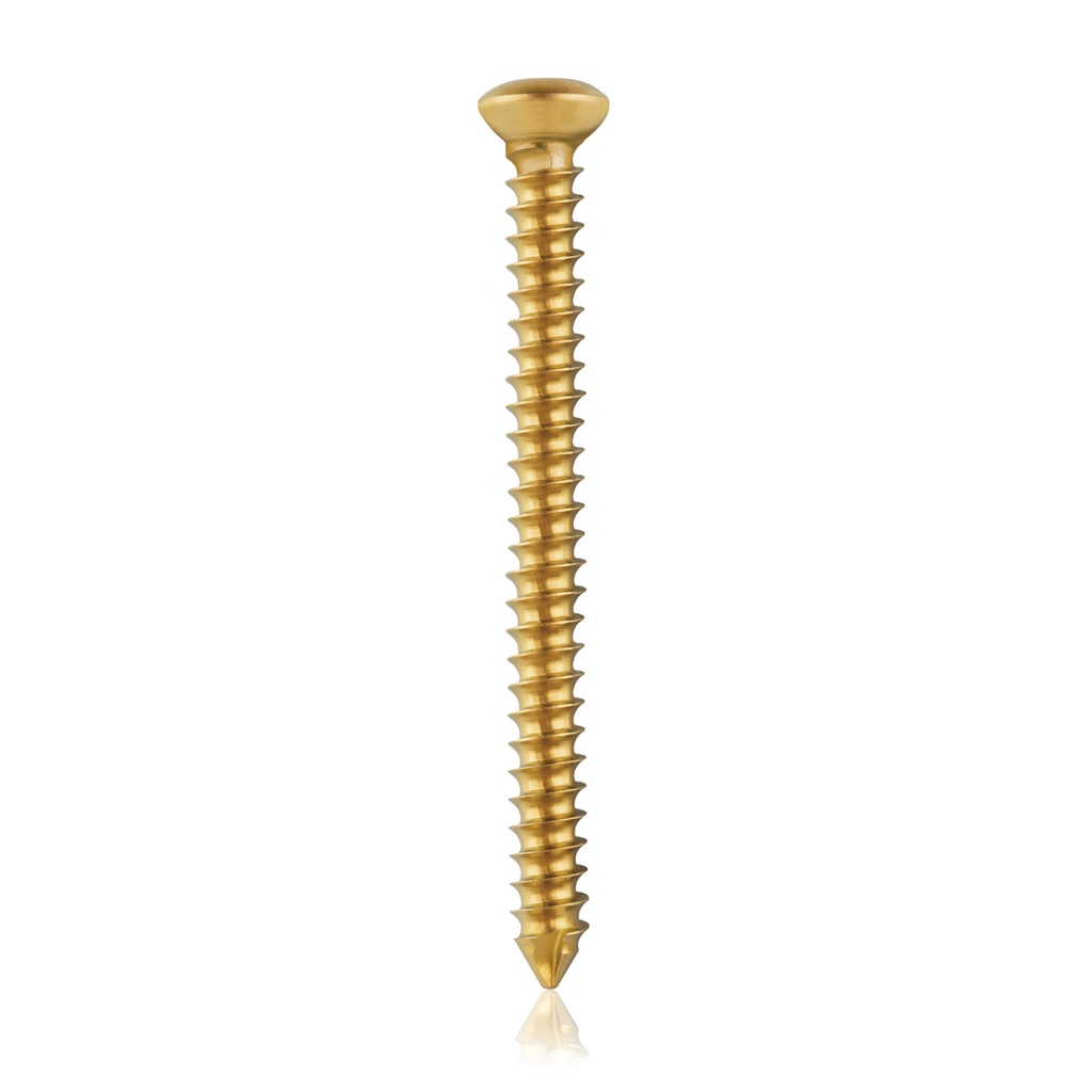 Cortical Screw, D=3,5mm; L=40mm self tapping, titanium 