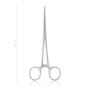 Intestinal forceps Doyen, straight, 16,5 cm, cross grip 