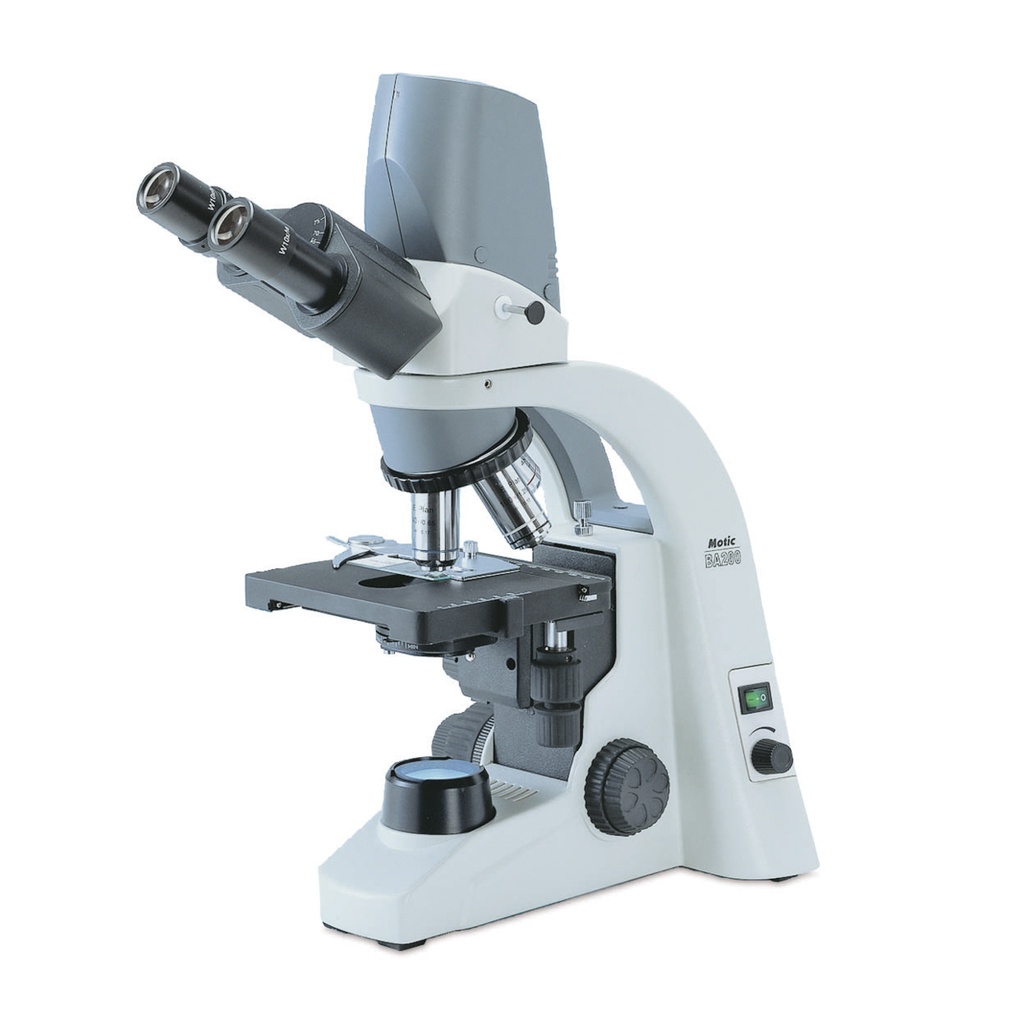 Digital microscope DMBA 210, with 10x occular, plan achromat objetives 4x/10x/40x/100x, incl.