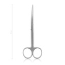 Enucleation scissors Landolt, curved 13 cm 