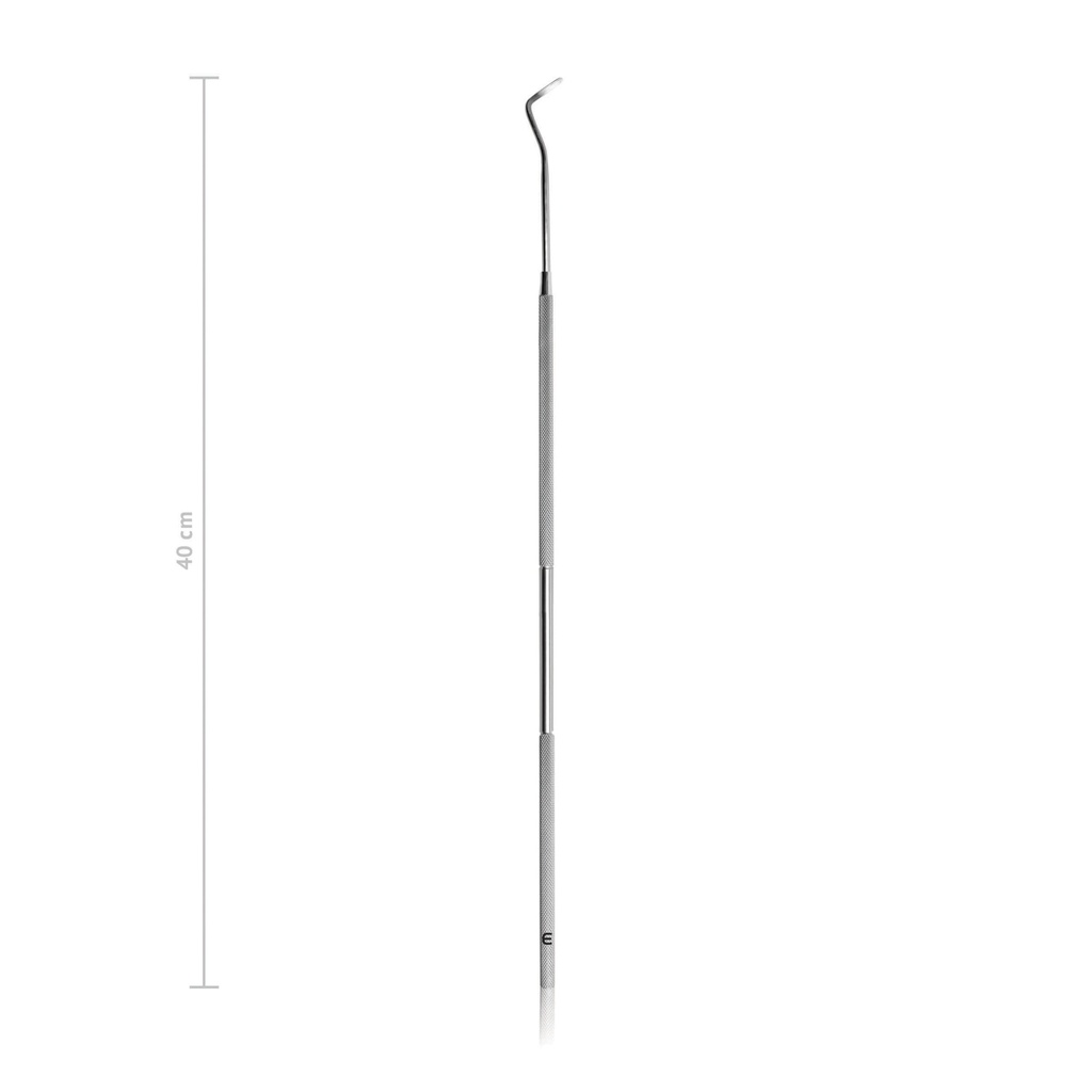 Periodontal probe, fine, L=400 mm right 