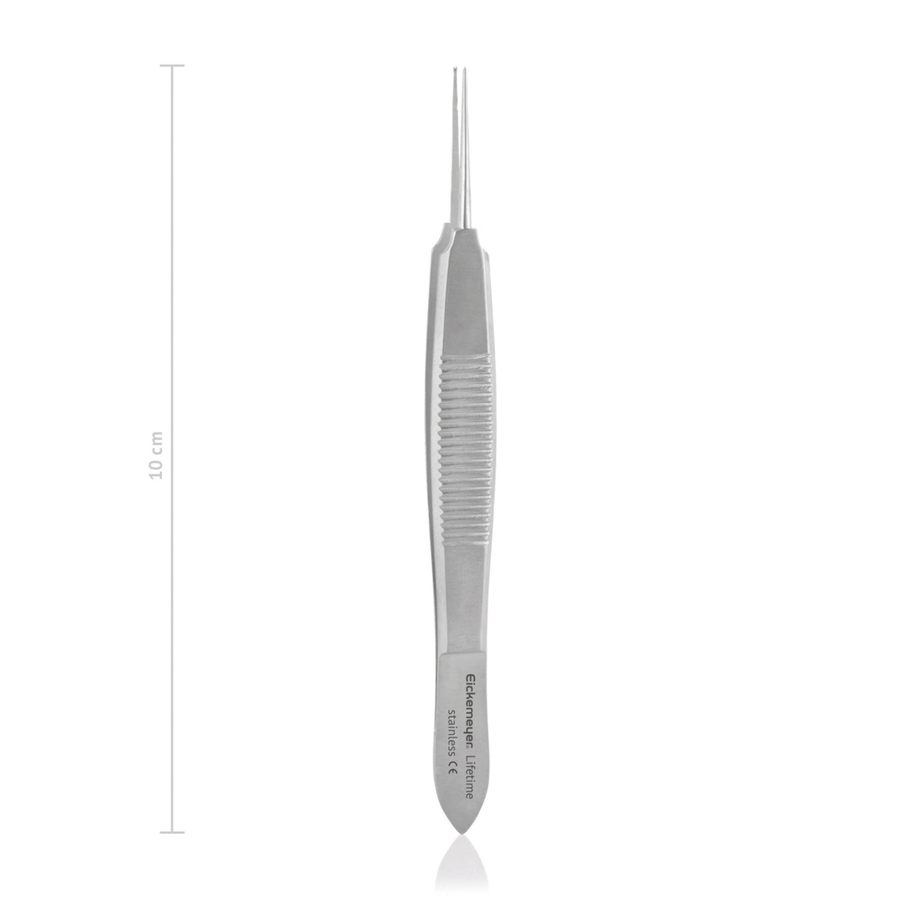 Suture forceps Castroviejo, teeth 0,5 mm 10 cm, 4" 