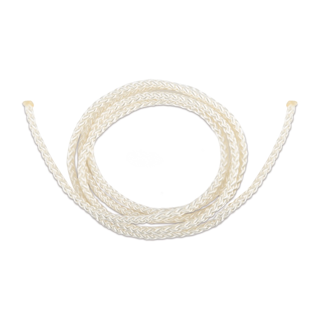 Nylon fixation rope, white, 4 mm x 100 cm, 10/pkg., 200 009 