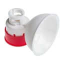 Bottle adapter P21 PhaSeal red, 20 mm  