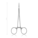 Atraumatic vascular forceps Mosquito, 12 cm, straight 