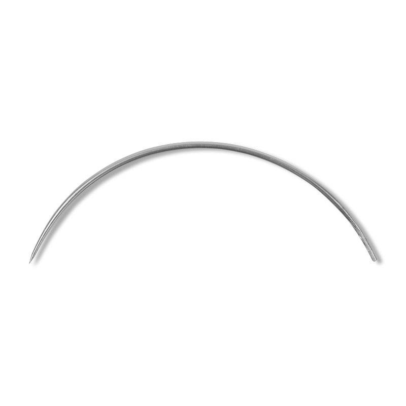 Surgical suture needles, 3/8 circle, fig. 2, 12/pkg. 