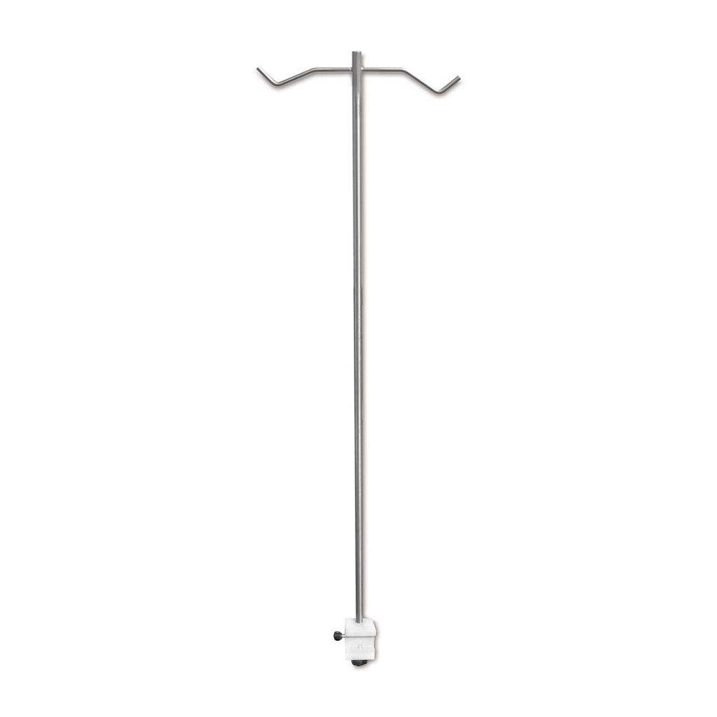 Infusion stand with holder, 120 cm, fits on norm splints 