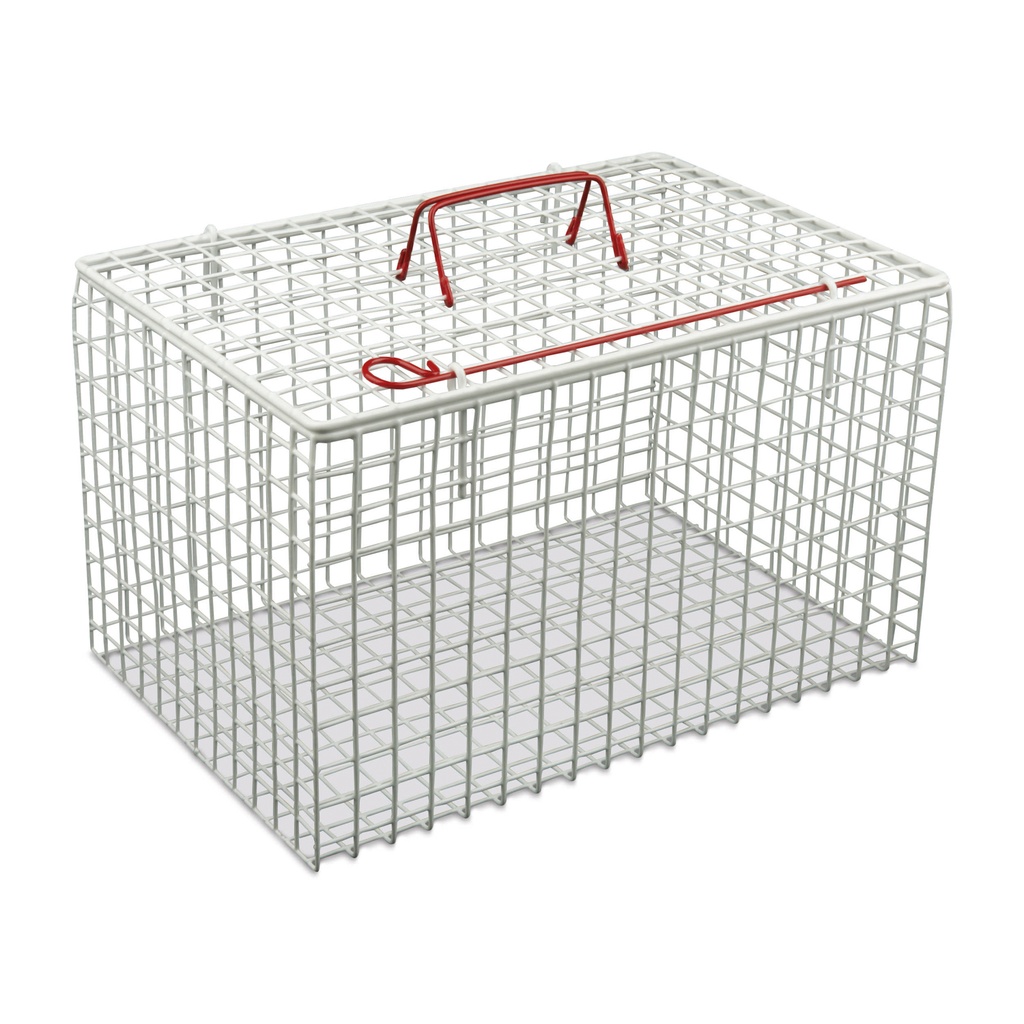 Plastic coated cat cage 46 x 31 x 28 cm 