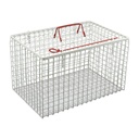 Plastic coated cat cage 46 x 31 x 28 cm 