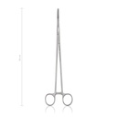 Satinsky hemostatic forcep, 200 mm  