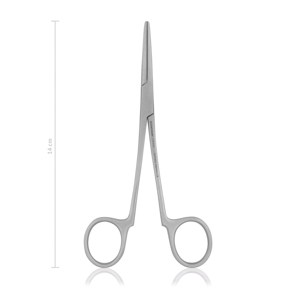 Forceps for ear hair removing w.o. ratchet, 14 cm 