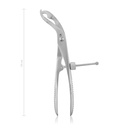 Bone holding forceps, 19 cm, 7 1/2, self-centering, FO 170 