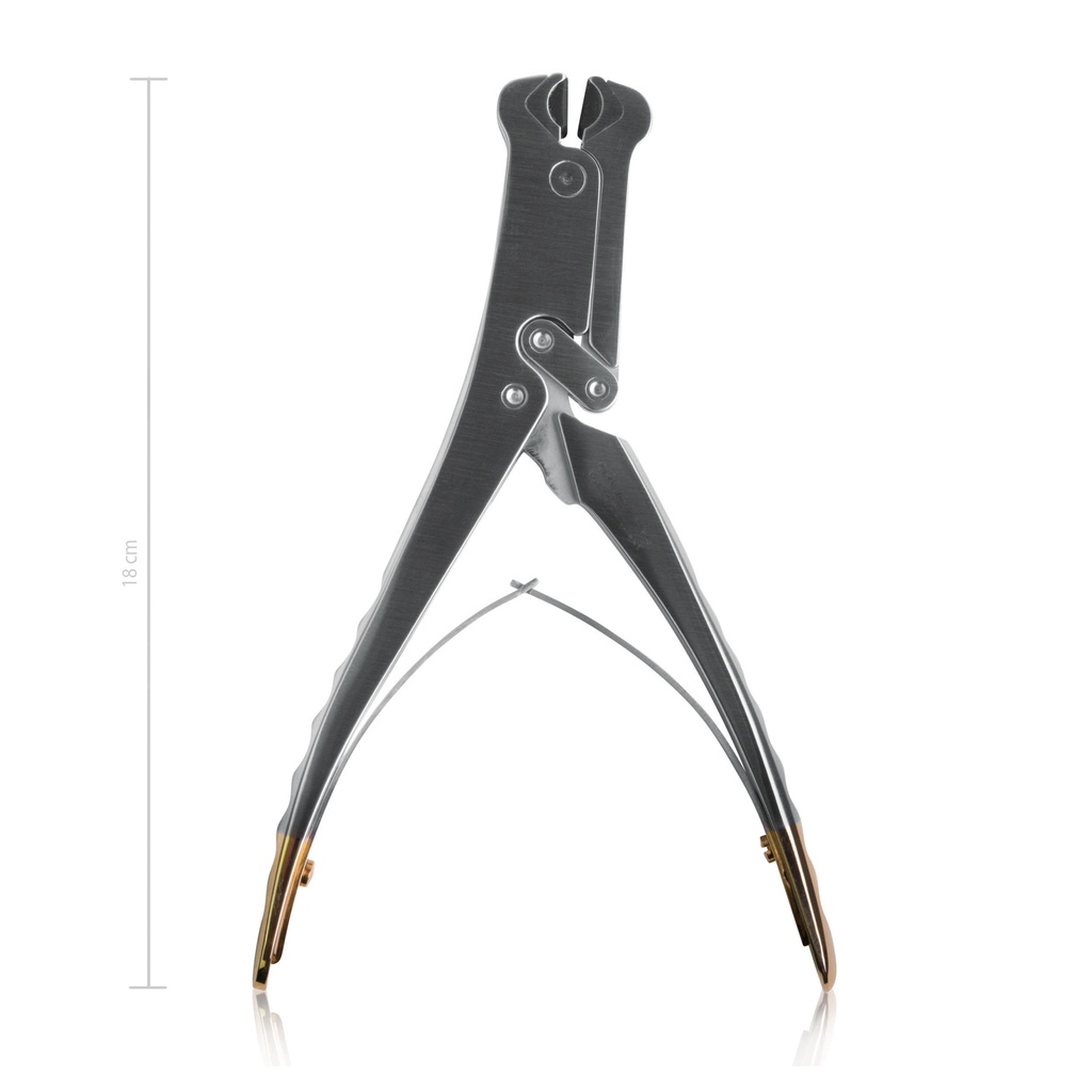 Wire cutter 18 cm,HERCULES with silicon insert changeable cutters