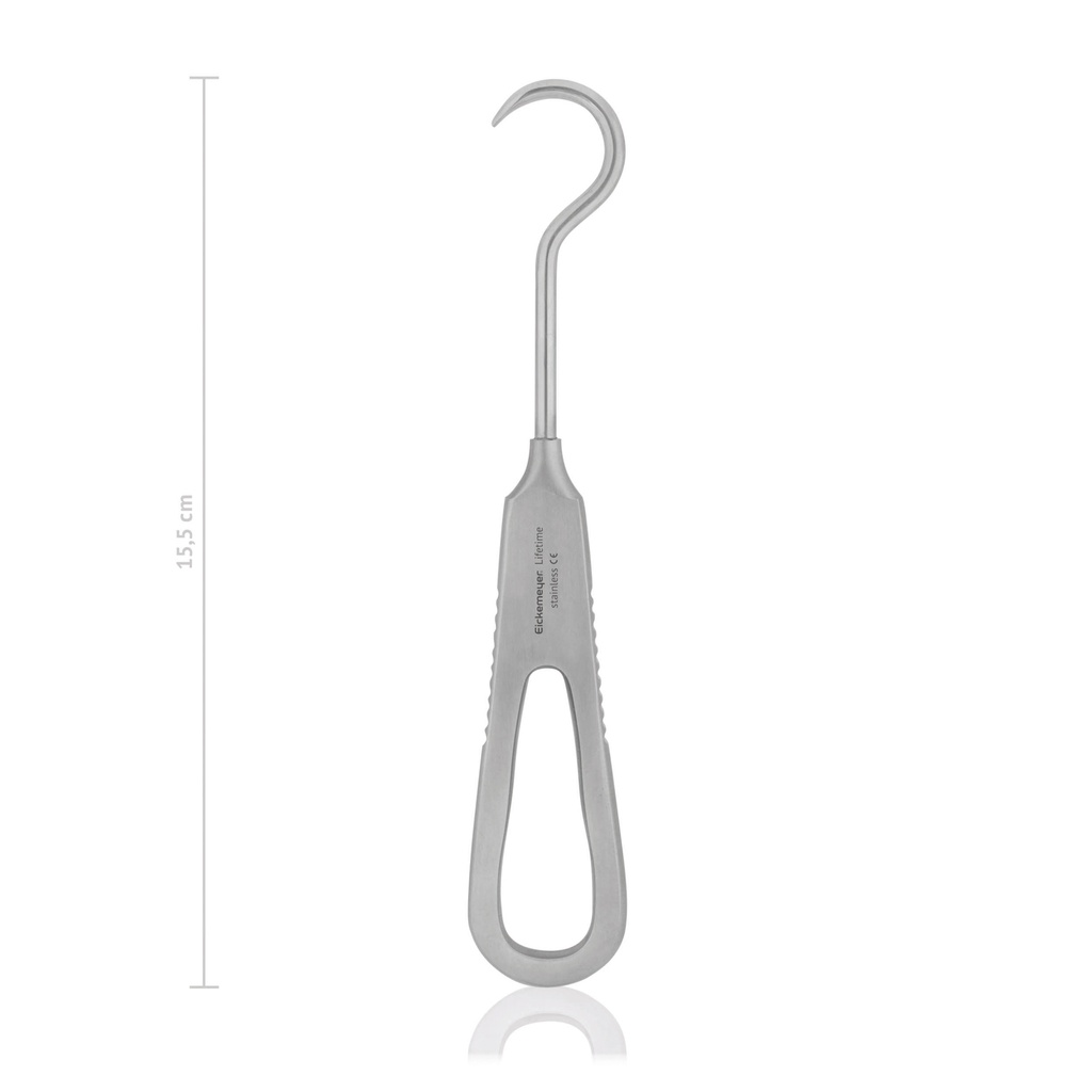 Curved graft passer 2 cm, 6" length 15,5 cm 