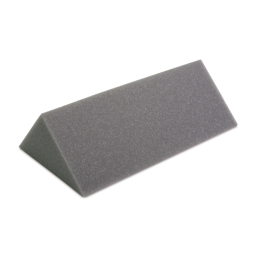 X-Ray positioner of soft foam, small wedge, L 11,5 x W 20 x H 6 cm 