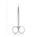 LaGrange dental gum scissor, s-shaped, smooth, 11,5 cm 