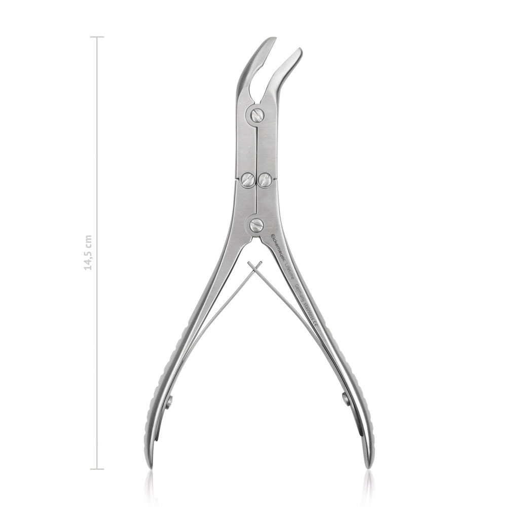 Laminectomy forceps Schneidemann, laterally curved, 15 cm, 6" 