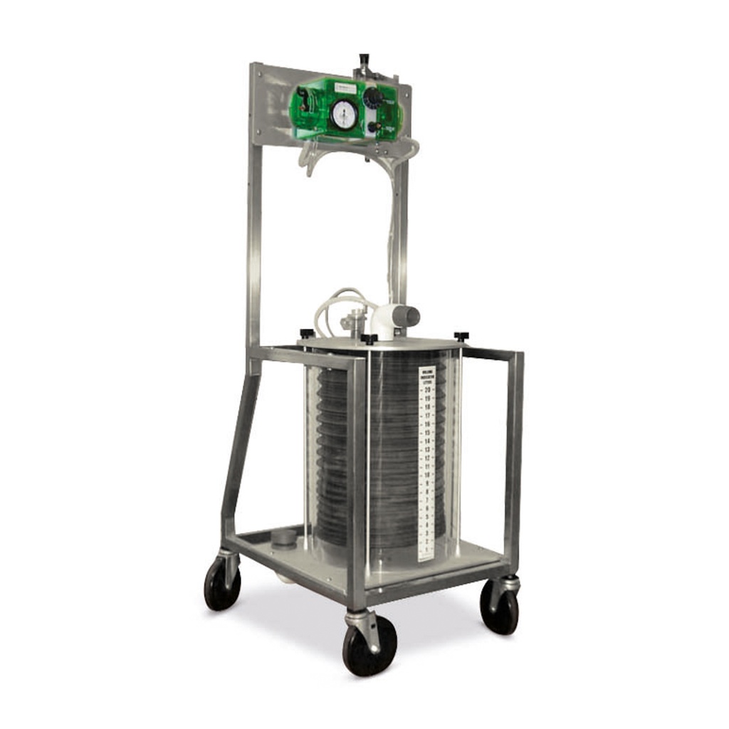 LAV 3000 large animal ventilator for every aneasthetic machine dimensions: 54 x 58 x 130 cm