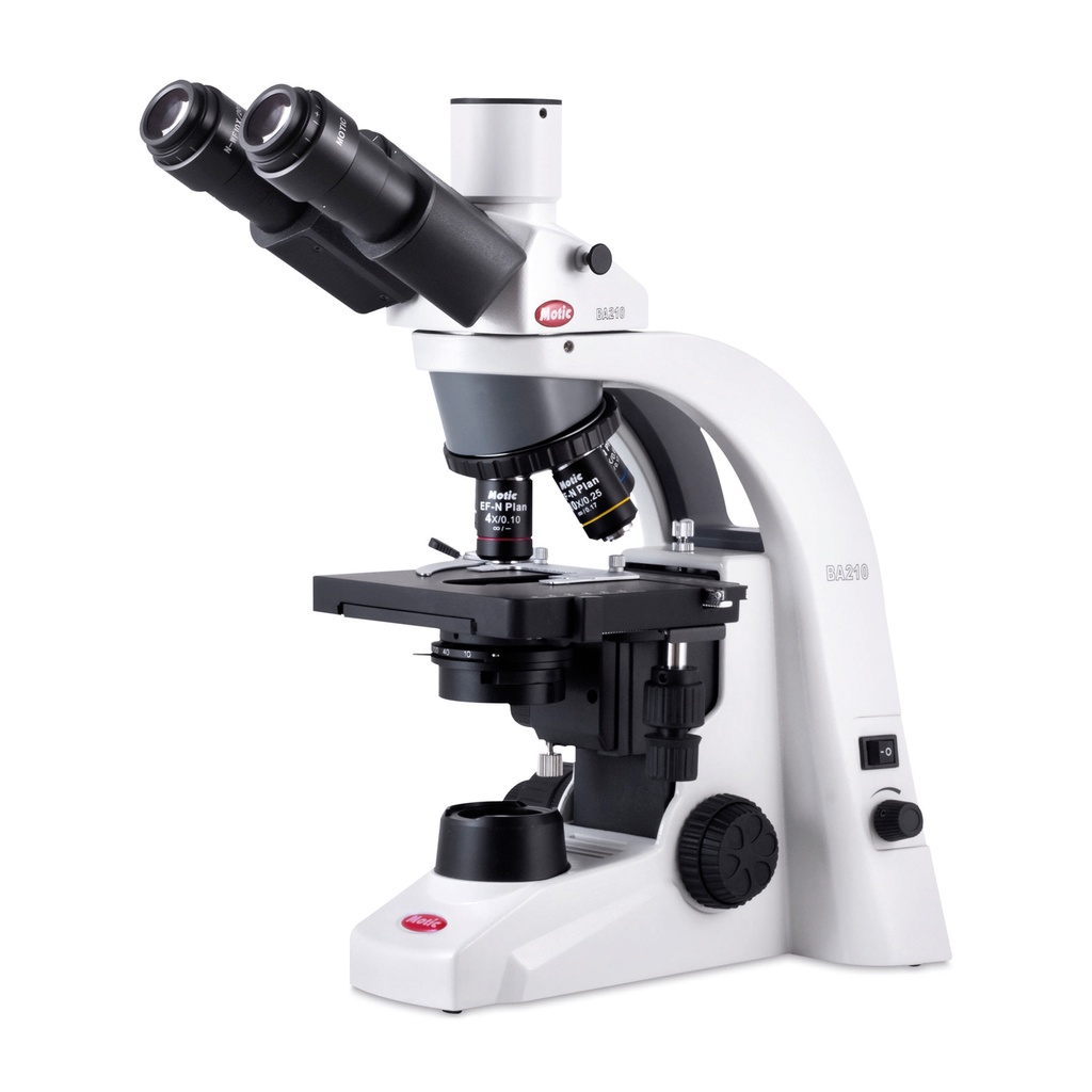 Motic BA210 LED Microscope 30° inclined Trinocular Head 