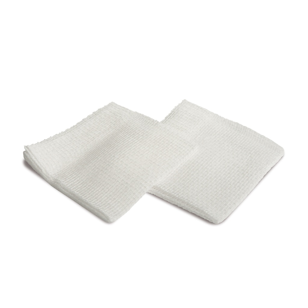 Gauze compress, swabs 8-ply Width: 7.5cm, Length: 7.5cm 10 packs of 100 each (packed in