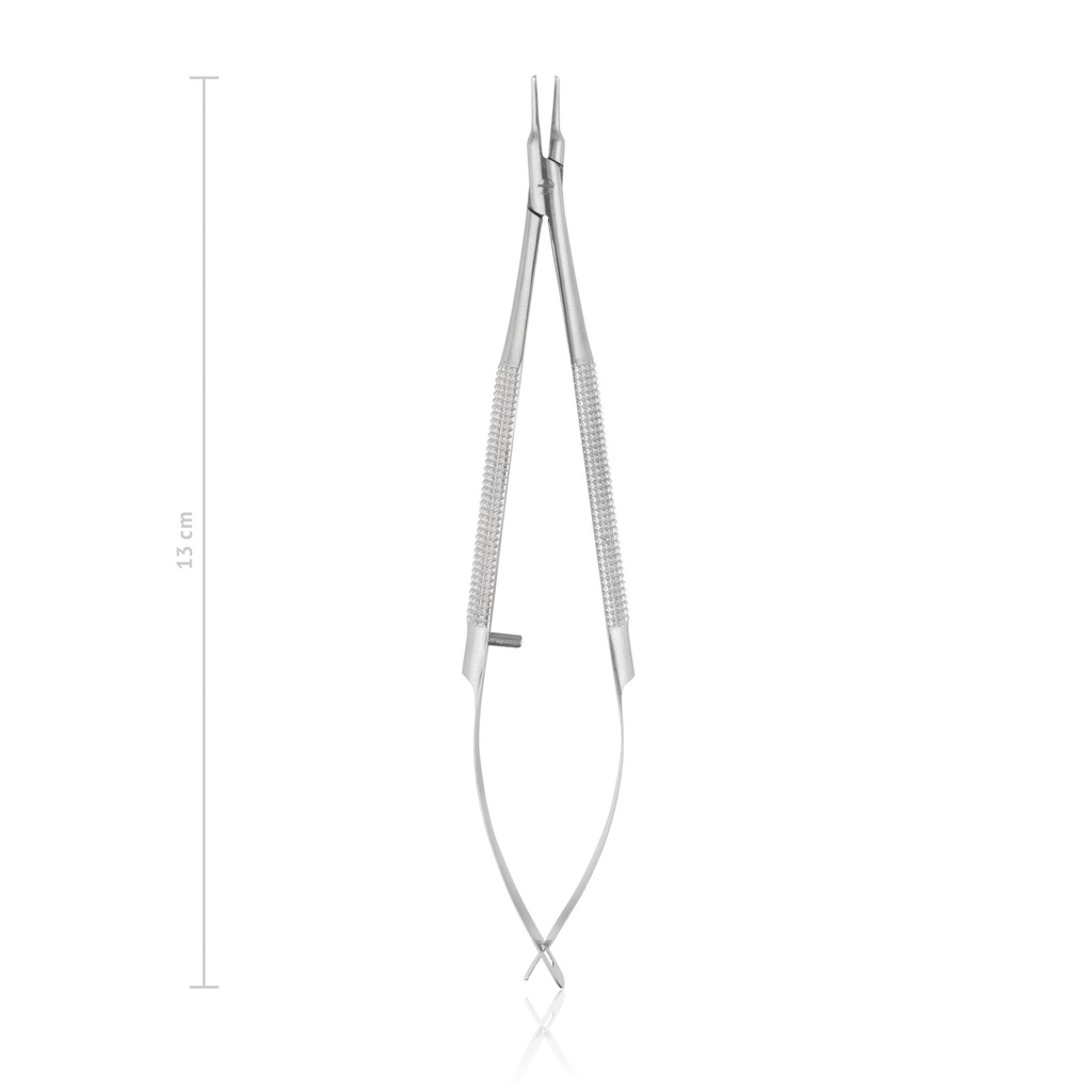 Needleholder Barraquer, curved, 13 cm  