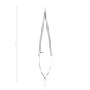 Needleholder Barraquer, curved, 13 cm  