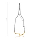 Eye needle holder Boynton, straight, TC, 12 cm, 4 3/4" 